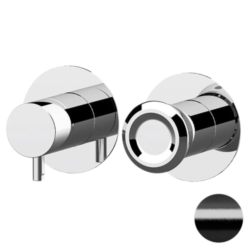 Встраиваемый смеситель для душа Remer Element ET92ZPCFP (черный брашированный)