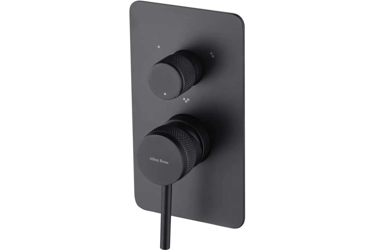 Встраиваемый смеситель для душа Allen Brau Priority 5.31A11-31 (черный матовый)