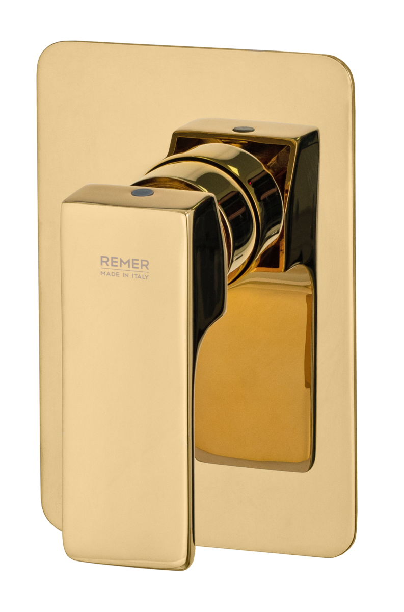 Встраиваемый смеситель для душа Remer Absolute AU30DO (золото)