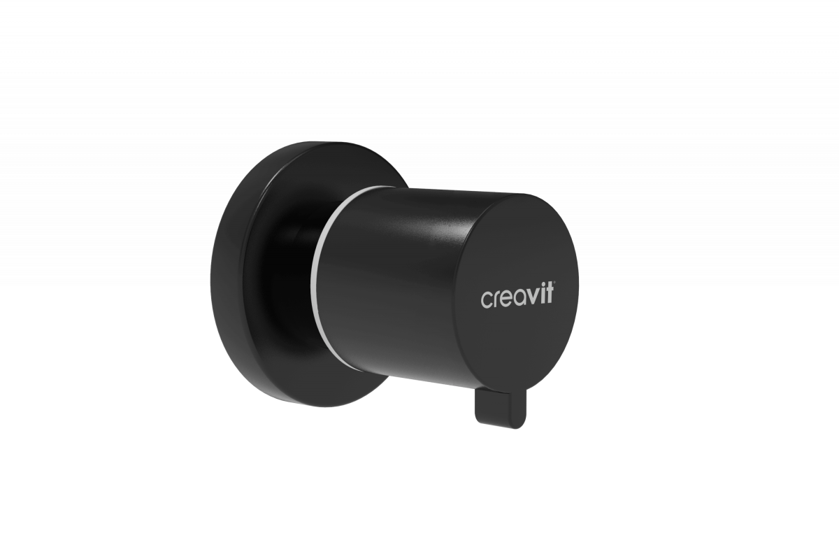 Встраиваемый смеситель для душа Creavit AC50L.SYM (чёрный)