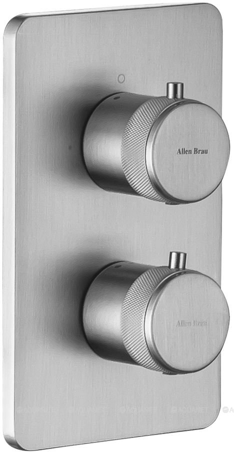 Встраиваемый смеситель для душа Allen Brau Priority 5.31314-BN (никель браш) с термостатом