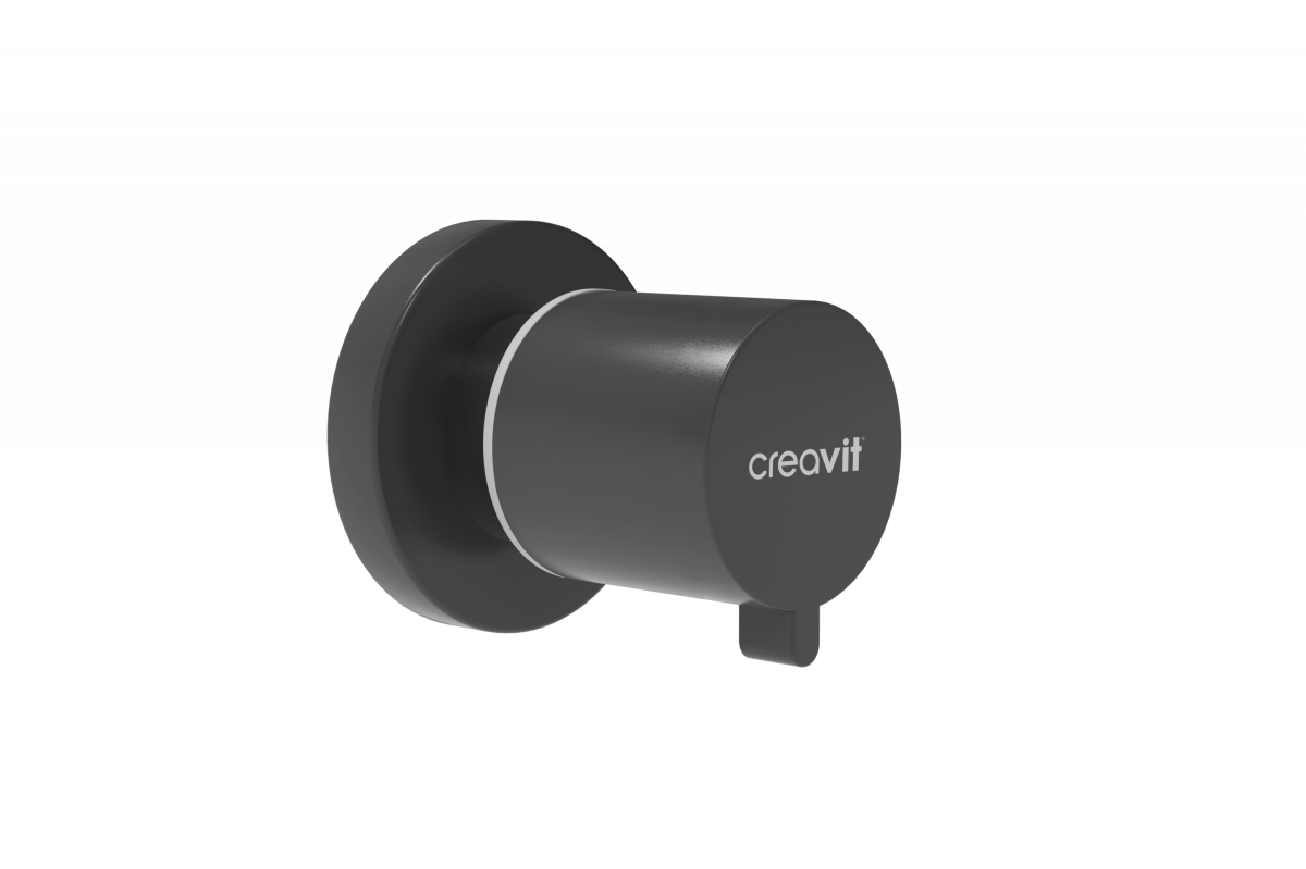 Встраиваемый смеситель для душа Creavit AC50L.ANM (антрацит)