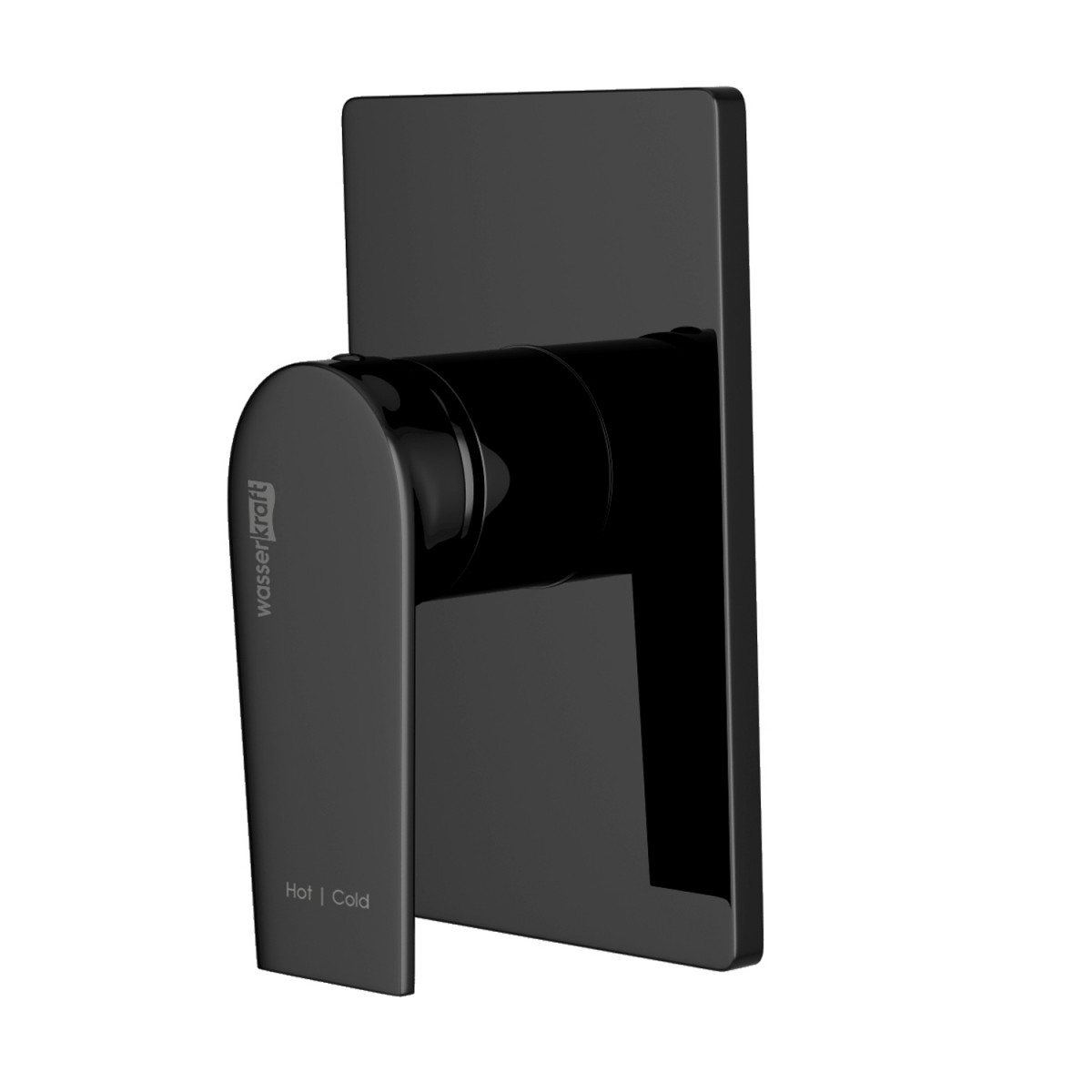 Встраиваемый смеситель для душа WasserKRAFT Glan 6651 (черный)