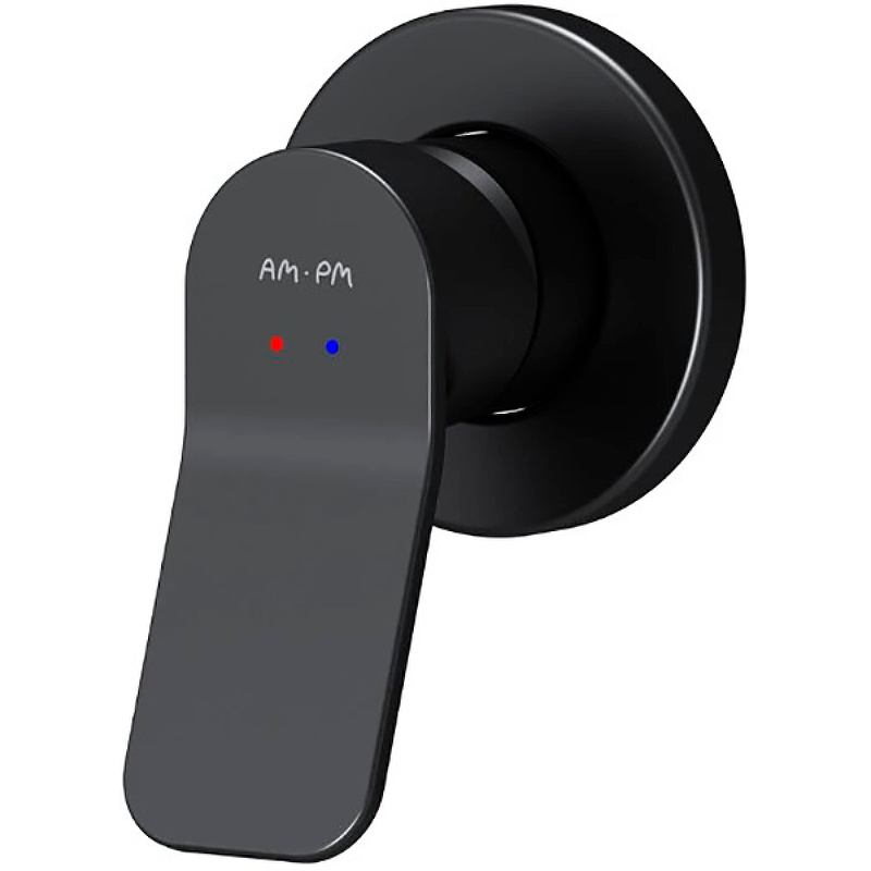 Встраиваемый смеситель для душа AM.PM X-Joy F85A65022 (черный матовый)