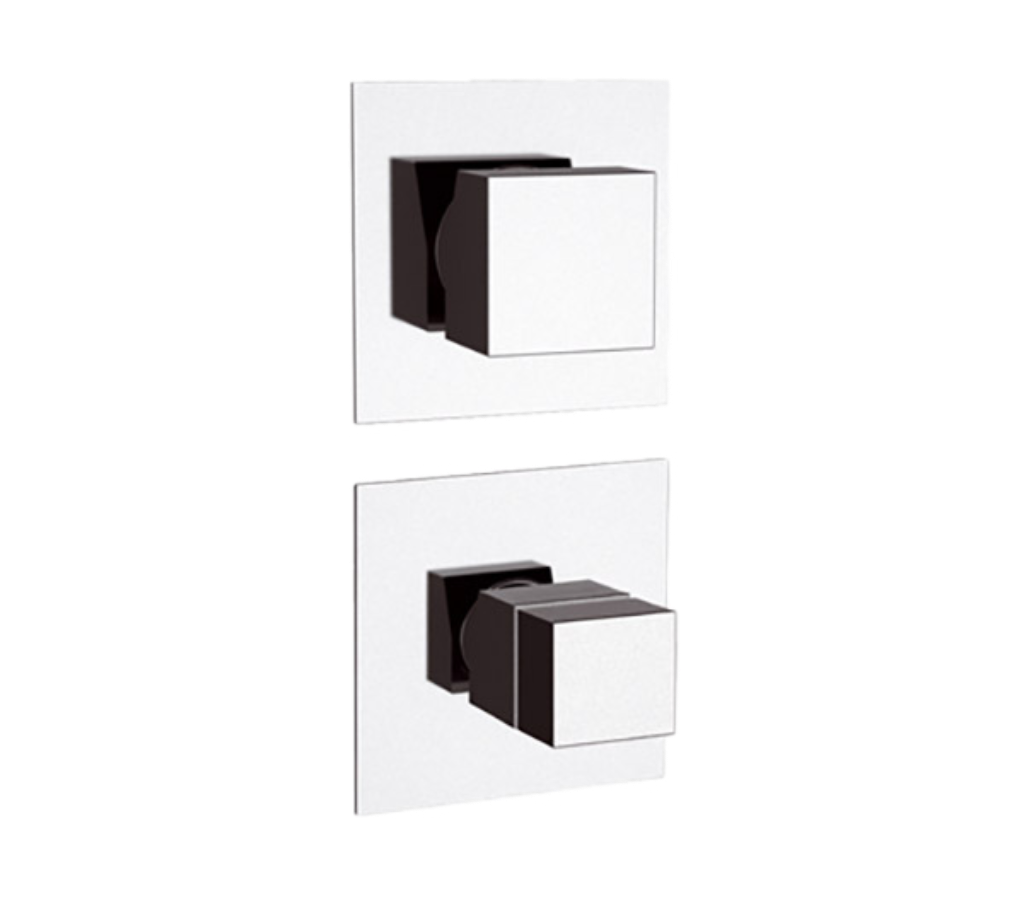 Встраиваемый смеситель для душа Remer Q-Elegance QT94C (хром) с термостатом