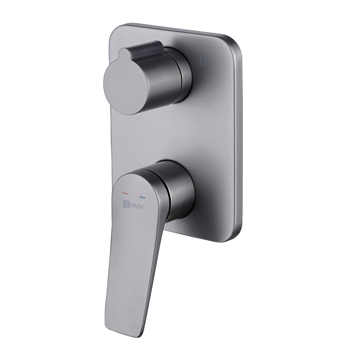 Встраиваемый смеситель для душа Lemark Bronx LM3727GM (графит)