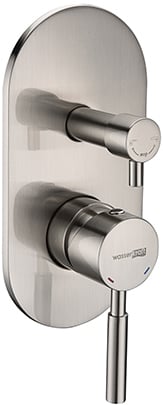 Встраиваемый смеситель для ванны с душем WasserKRAFT Wern 4241 (хром)