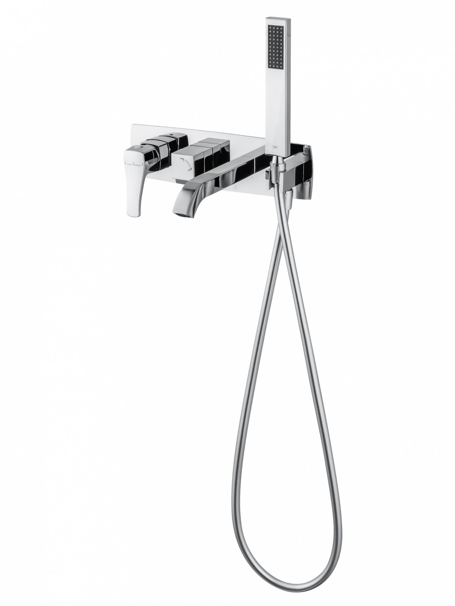 Встраиваемый смеситель для ванны Wonzon & Woghand FLEX WW-88889072-CR (хром)