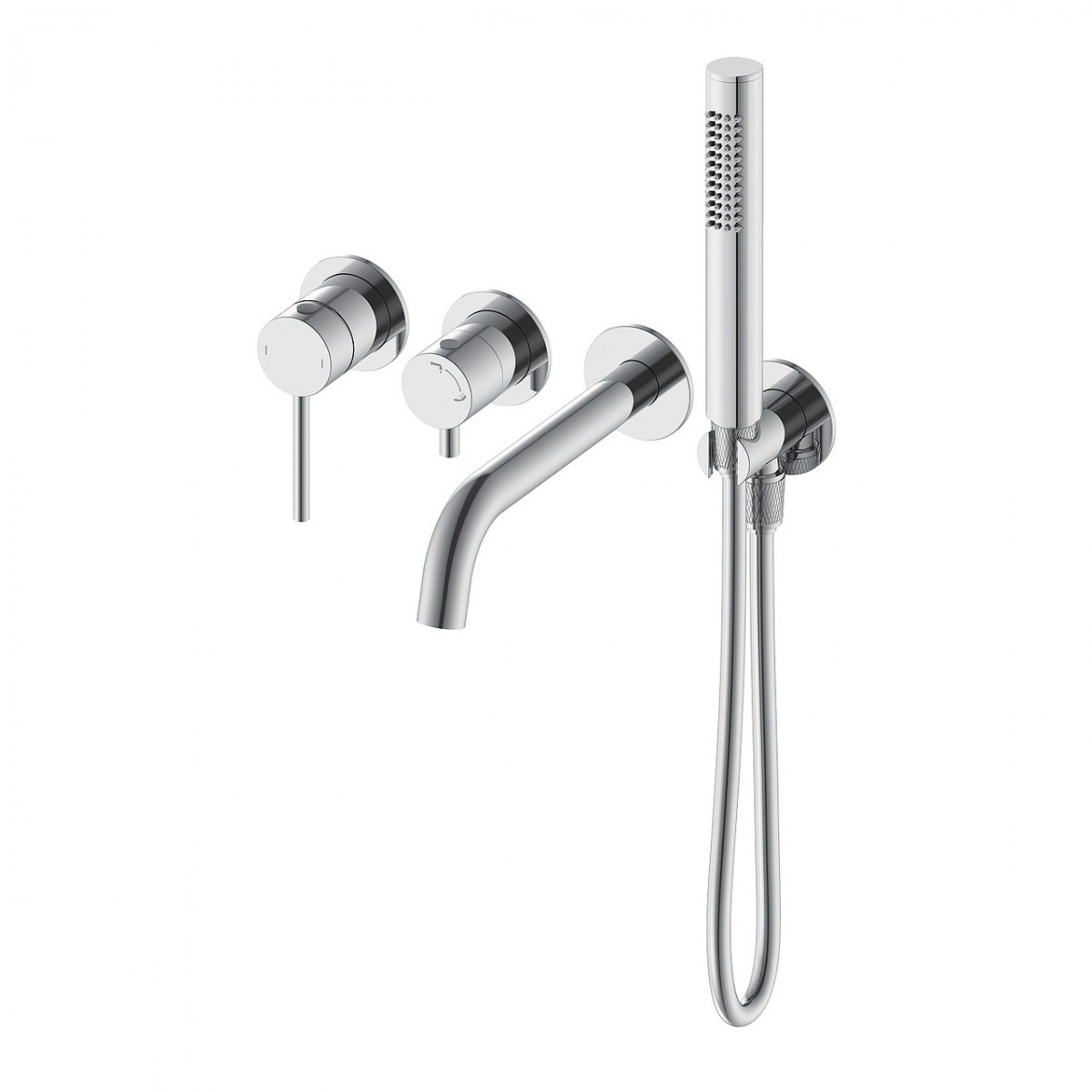 Встраиваемый смеситель для ванны Wonzon & Woghand STICK WW-889017-CR (хром)