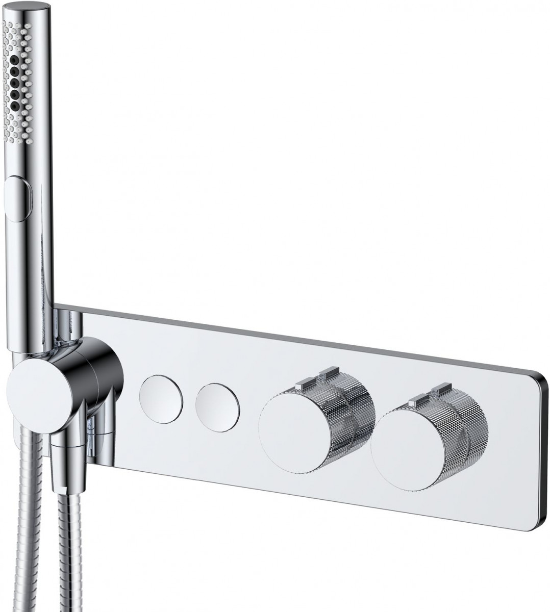 Встраиваемый смеситель для ванны с душем Allen Brau Liberty 5.33010-00 (хром) с термостатом