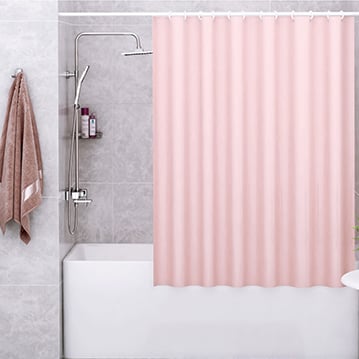 Штора для ванной WasserKRAFT Oder SC-30401 180*200 см (розовый)