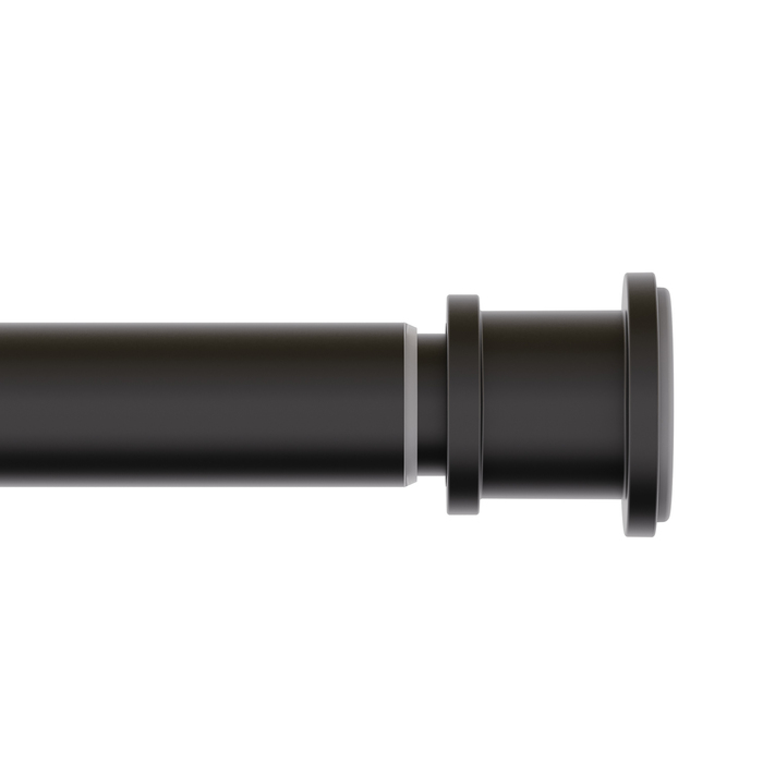 Карниз для ванной IDDIS Elegante RSB0120i14 110-200 см (черный матовый)