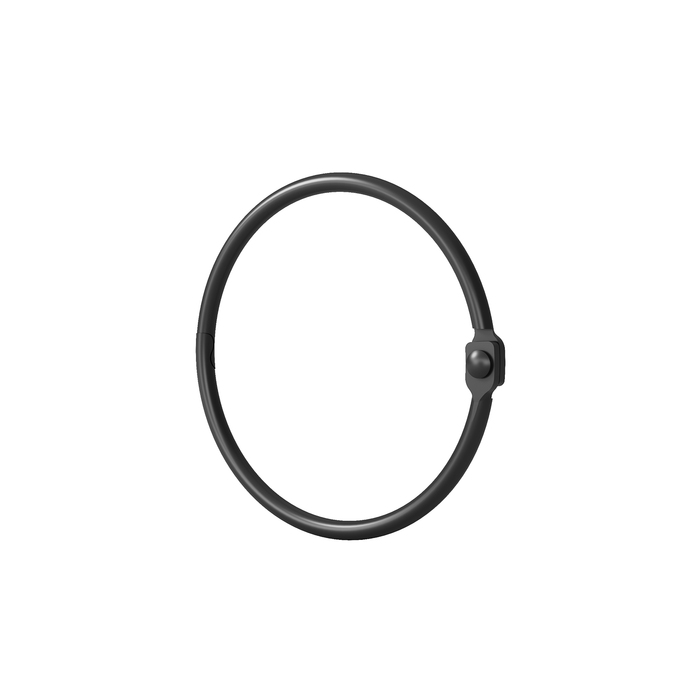 Кольца для шторы Elegante RM01BLOi15  (черный матовый)