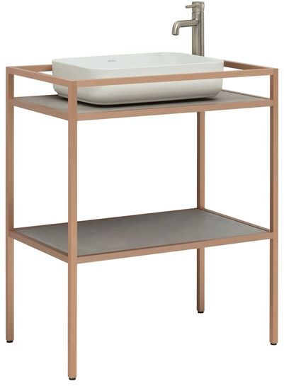 Консоль под раковину Allen Brau Liberty 1.33002.60 75 см (медь браш) напольная