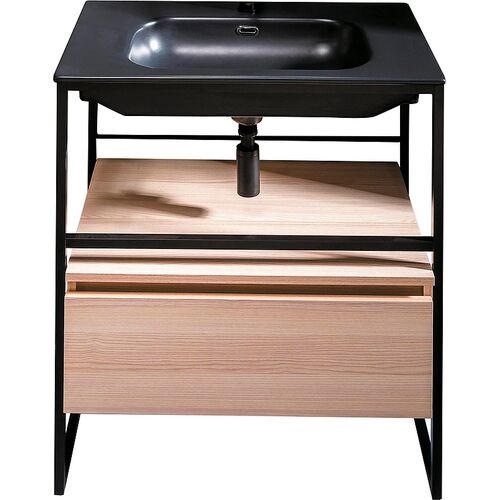 Консоль под раковину ArmadiArt Loft 893-080 80 см (чёрный)