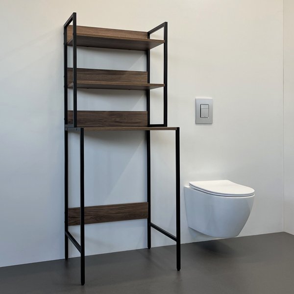 Стеллаж для стиральной машины Comforty 00-00011201 65 см (дуб тёмно-коричневый) напольный