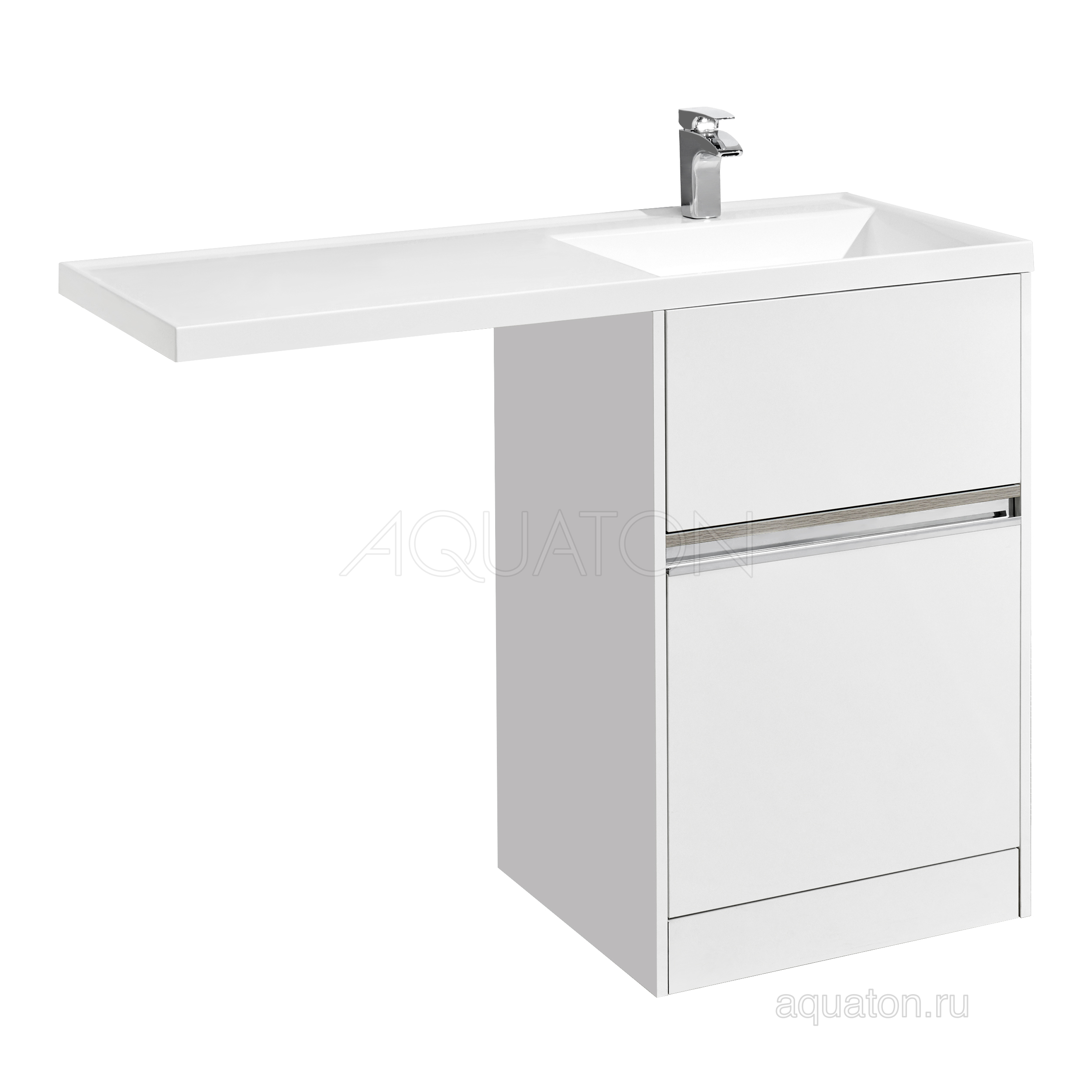 Тумба под раковину Aquaton Лондри 60 см (белый)