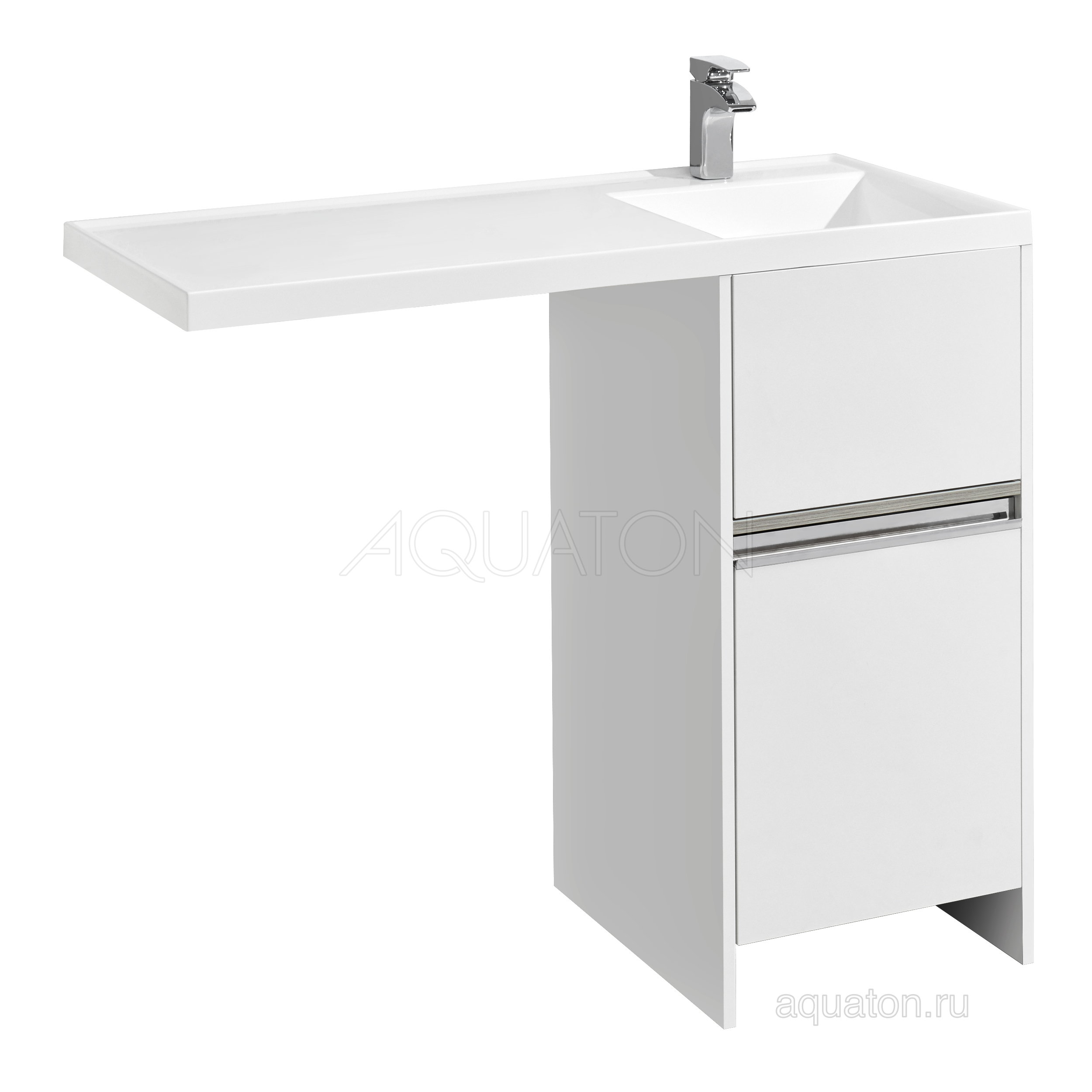Тумба под раковину Aquaton Лондри 40 см (белый)