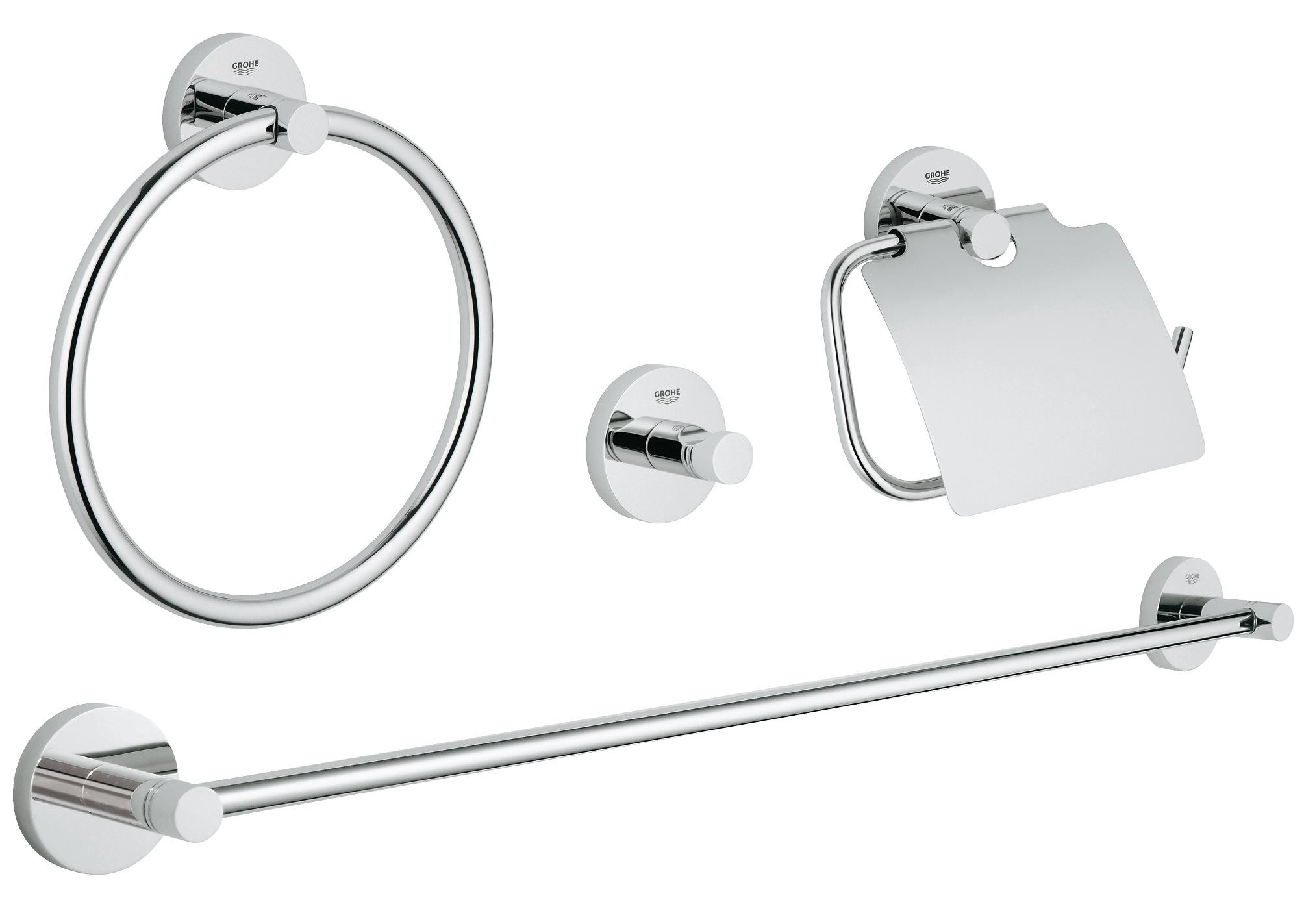 Набор аксессуаров Grohe Essentials 40776001 (хром)