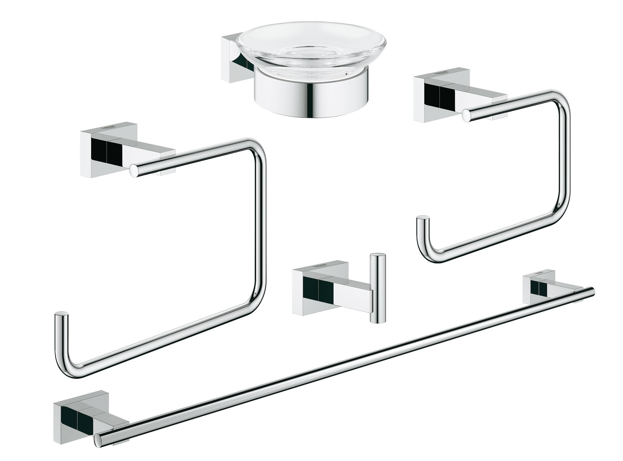 Набор аксессуаров GROHE Essentials Cube 40758001 (хром)