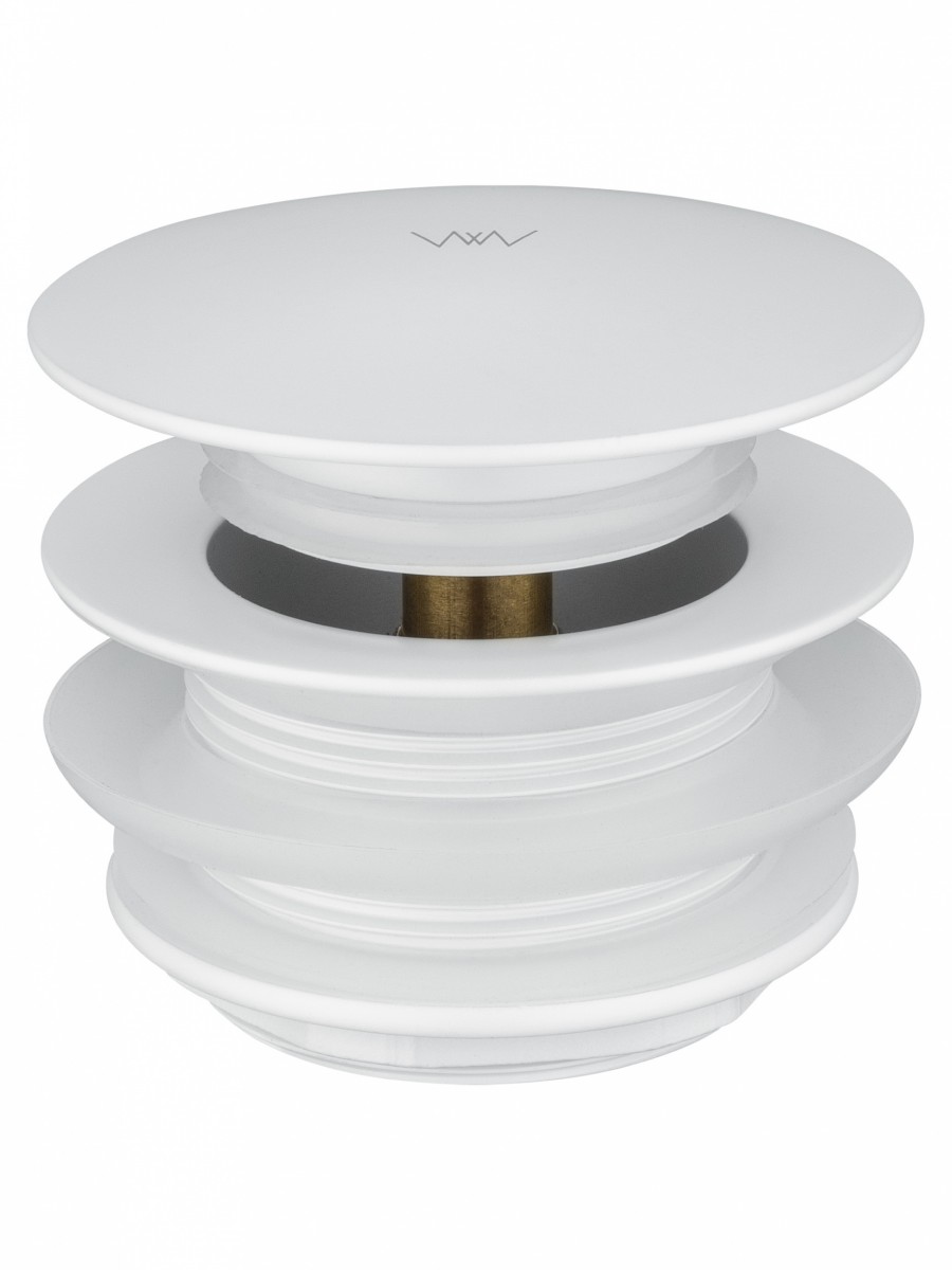 Донный клапан Wonzon&Woghand WW-SS105-MW (белый матовый)