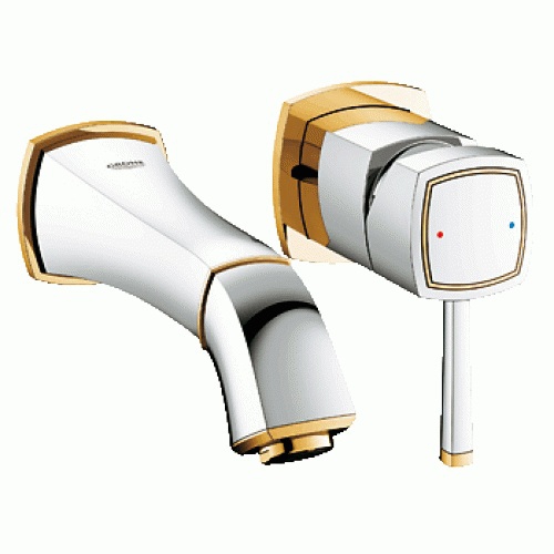 Встраиваемый смеситель для раковины Grohe Grandera 19929IG0 (хром/золото)