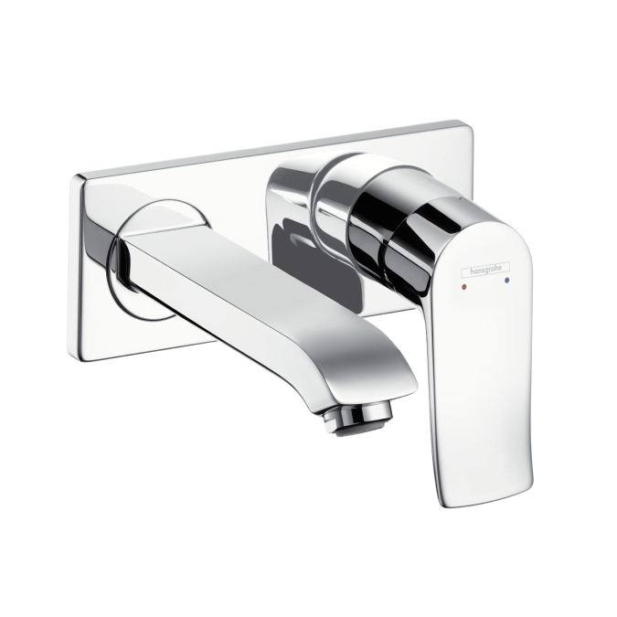 Встраиваемый смеситель для раковины Hansgrohe Metris 31085000  (хром) внешняя часть