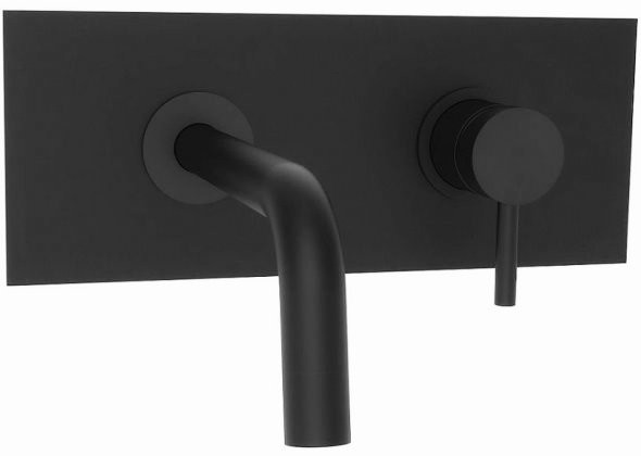 Встраиваемый смеситель для раковины Paffoni Light LIG101NO/M (черный матовый)