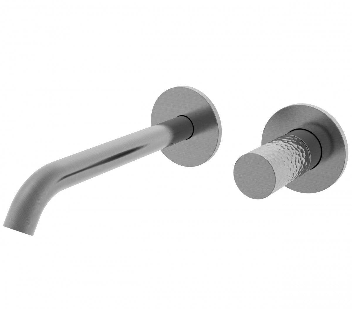 Встраиваемый смеситель для раковины Vincea Aura VBFW-6AU1GM (вороненая сталь)