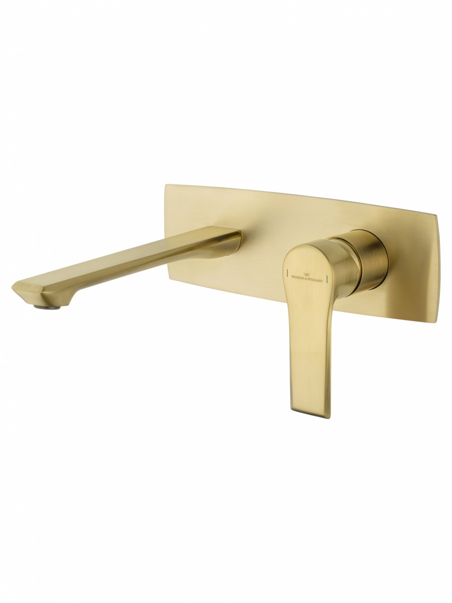 Встраиваемый смеситель для раковины Wonzon & Woghand Brilliant WW-88869079-BG (брашированное золото)