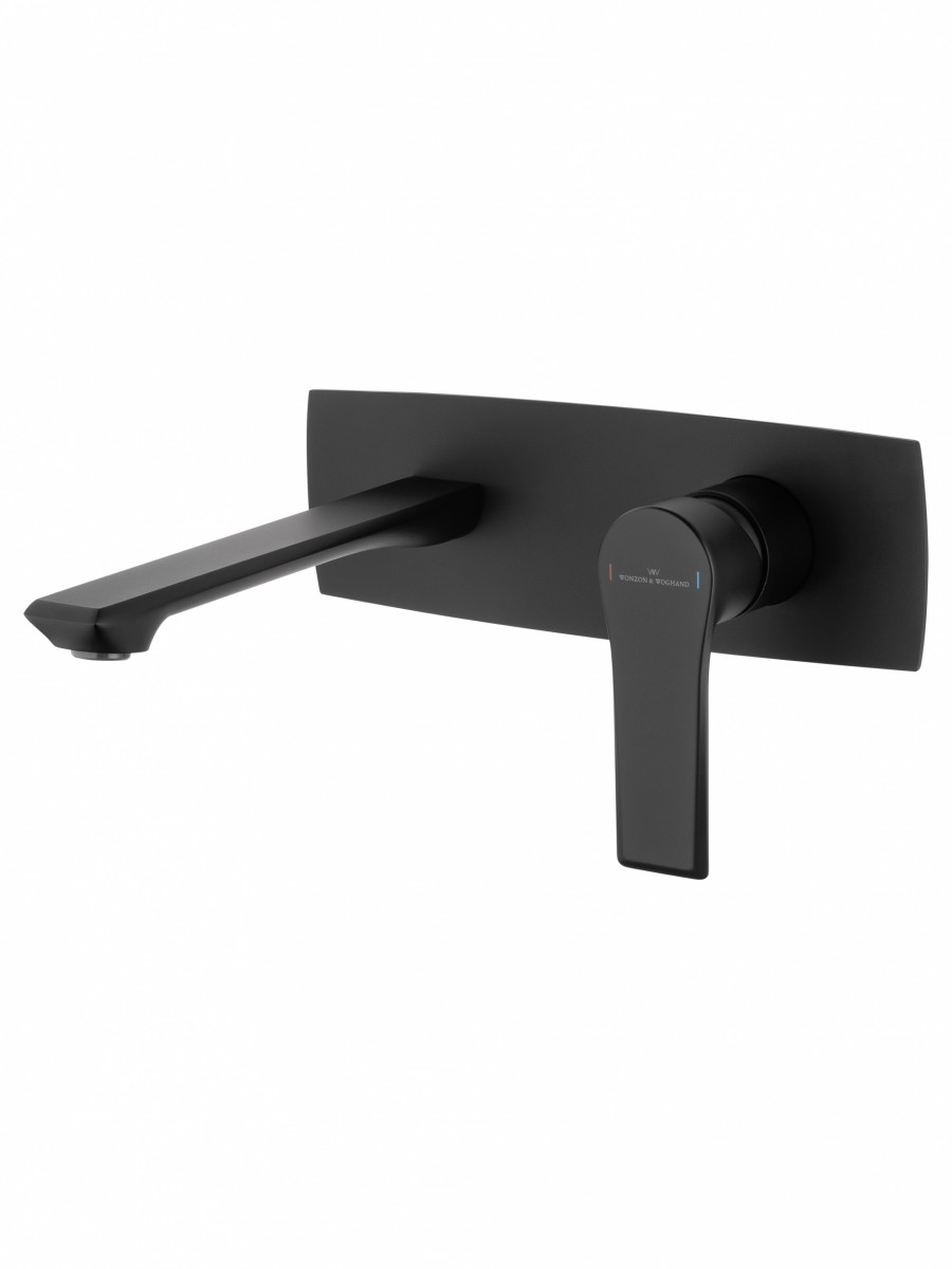 Встраиваемый смеситель для раковины Wonzon & Woghand Brilliant WW-88869079-MB (чёрный матовый)