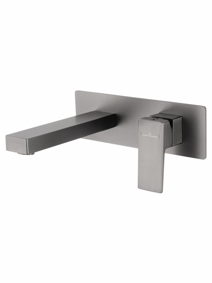 Встраиваемый смеситель для раковины Wonzon & Woghand Cube 2.0 WW-88869068-BGM (тёмный графит)