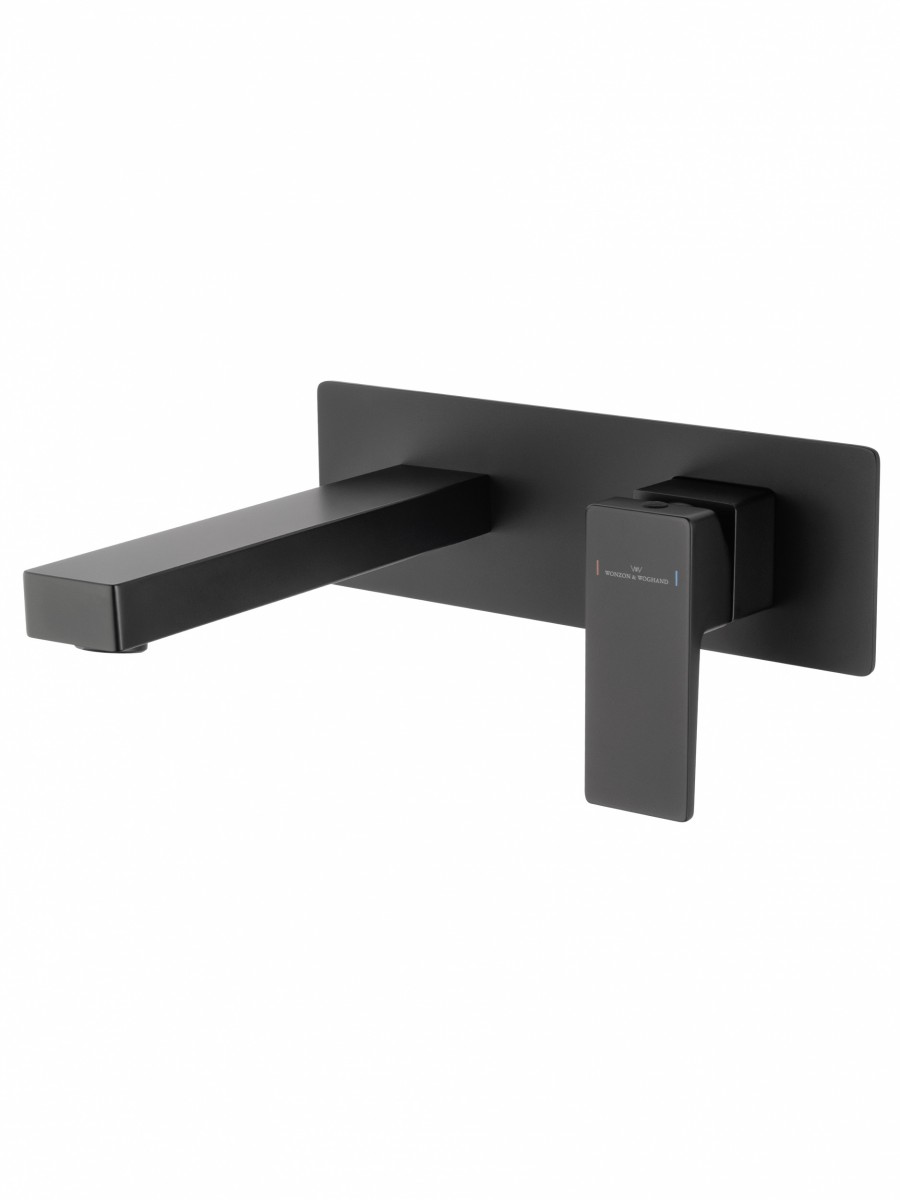 Встраиваемый смеситель для раковины Wonzon & Woghand Cube 2.0 WW-88869068-MB (чёрный матовый)