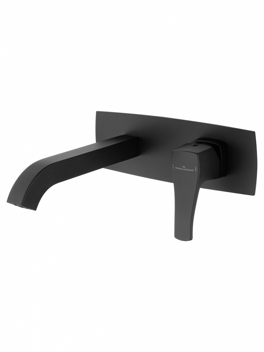Встраиваемый смеситель для раковины Wonzon & Woghand Flex WW-88869072-MB (чёрный матовый)