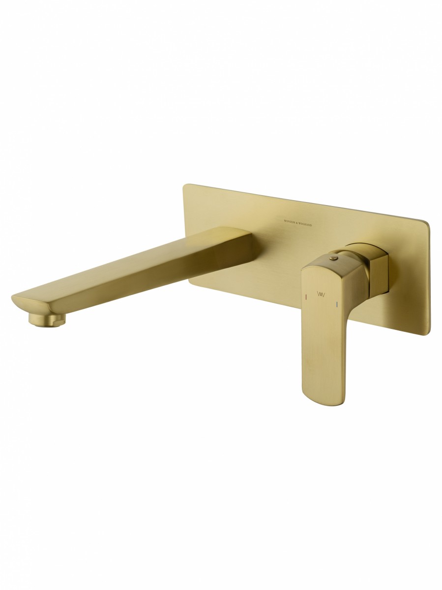 Встраиваемый смеситель для раковины Wonzon & Woghand FORZA WW-88869031-BG (брашированное золото)