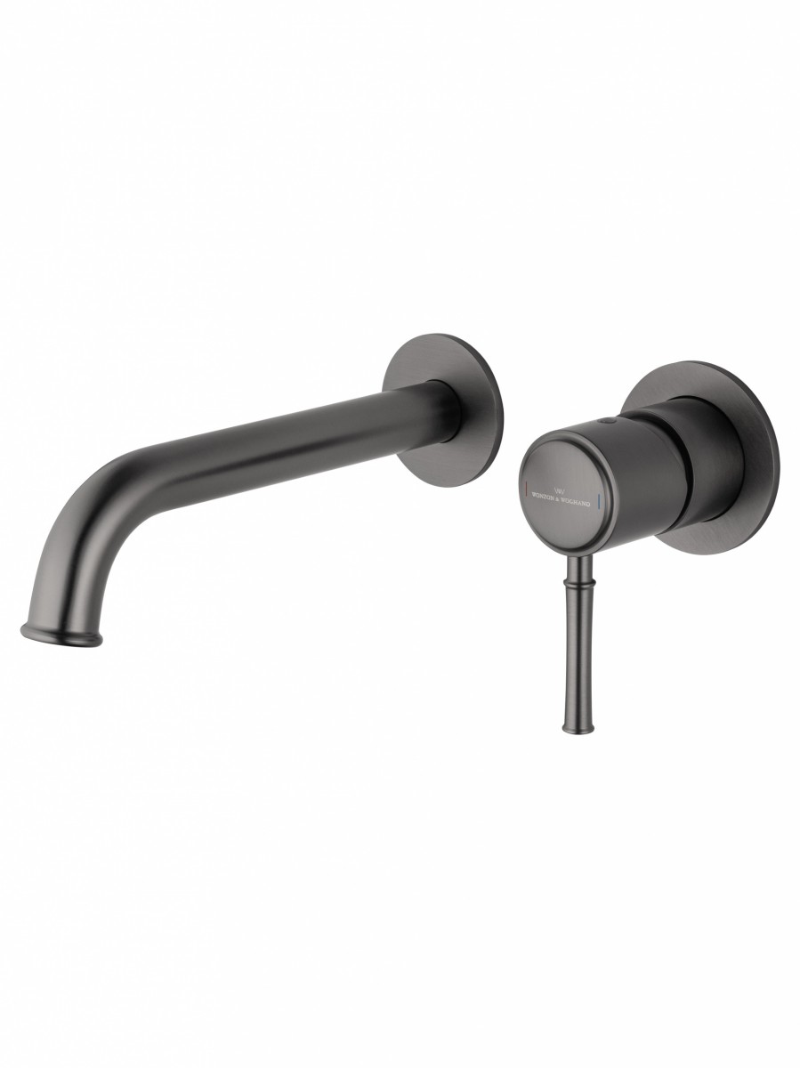 Встраиваемый смеситель для раковины Wonzon & Woghand Tor WW-88869073-BGM (тёмный графит)