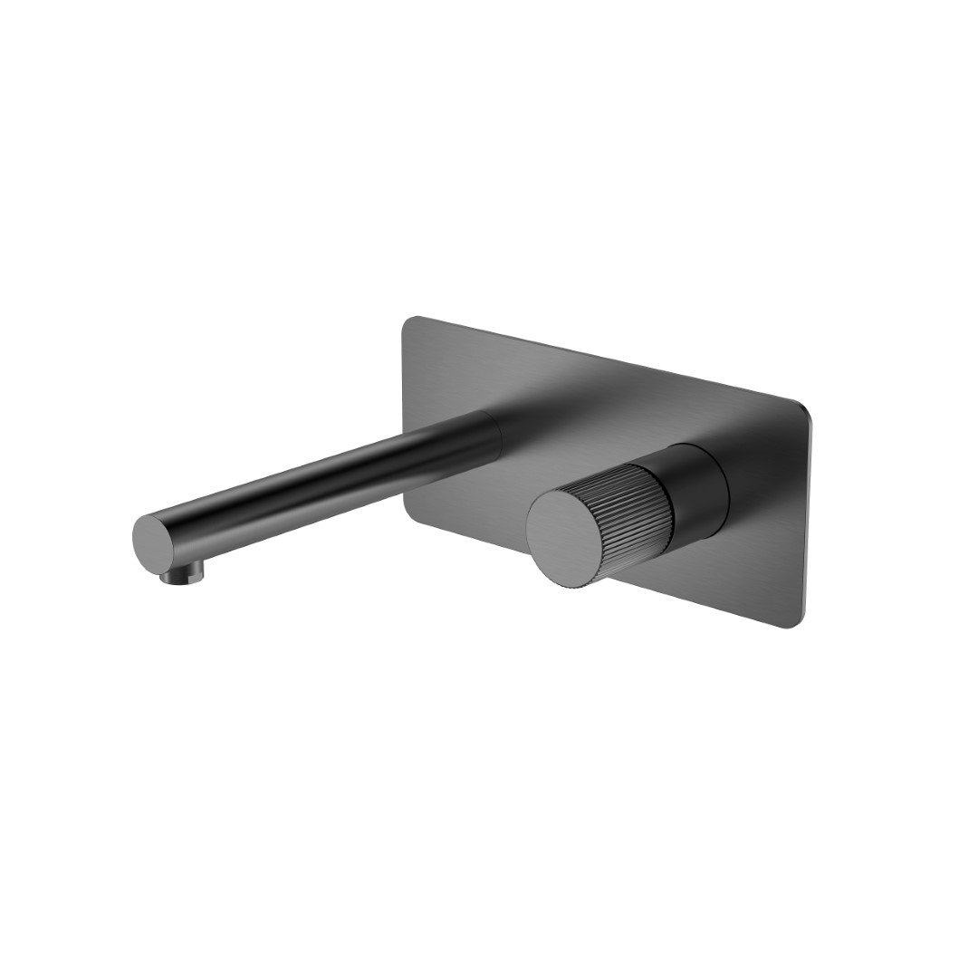 Встраиваемый смеситель для раковины Boheme Stick 125-GM.3 (графит)