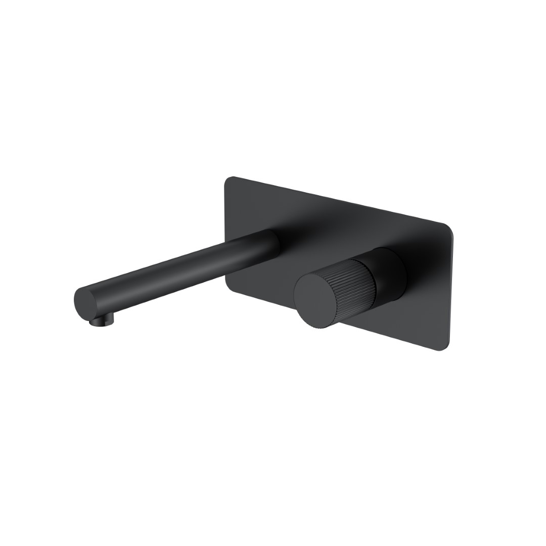 Встраиваемый смеситель для раковины Boheme Stick 125-BB.3 (чёрный)