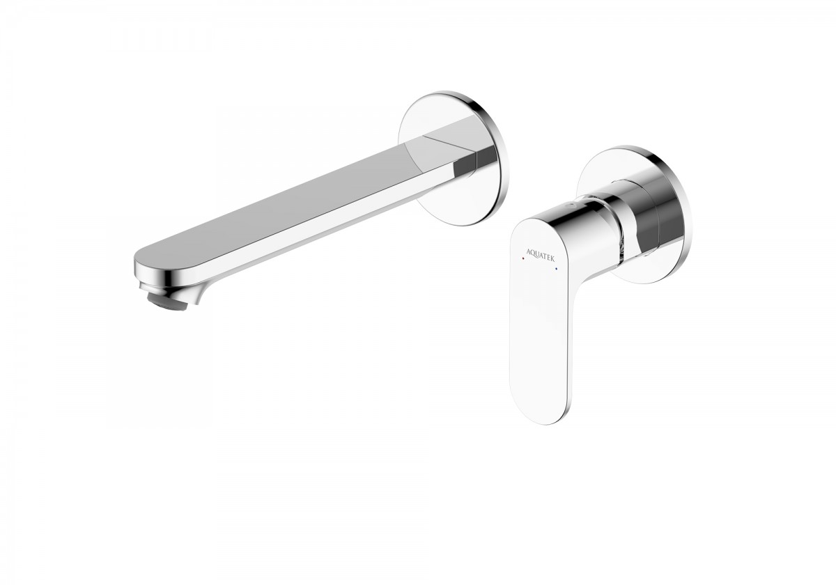 Встраиваемый смеситель для раковины Aquatek Альфа AQ1913CR (хром)