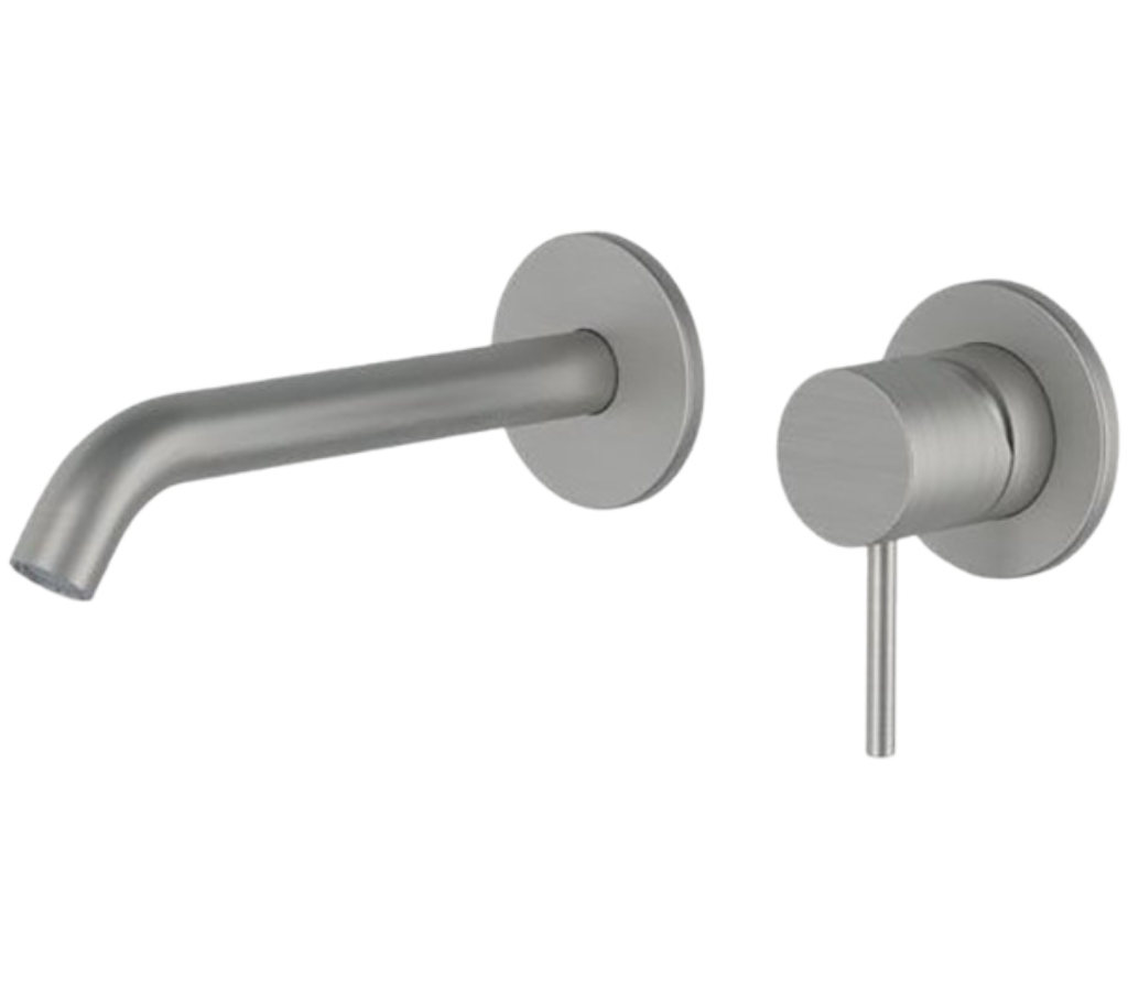 Встраиваемый смеситель для раковины Remer X Style INOX SSX15P (нержавеющая сталь матовая)