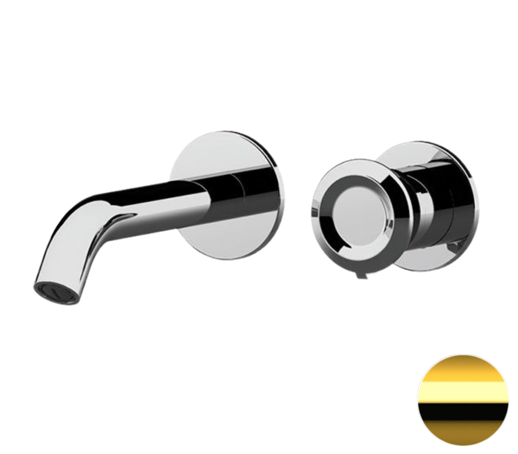 Встраиваемый смеситель для раковины Remer Element ET15PDO (золото)