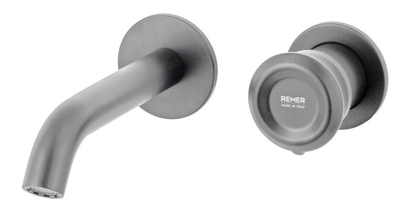 Встраиваемый смеситель для раковины Remer Element ET15PXV (сталь матовая)