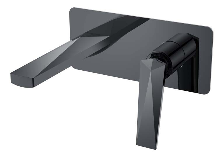 Встраиваемый cмеситель для раковины Boheme Venturo 375-SGM (сталь)