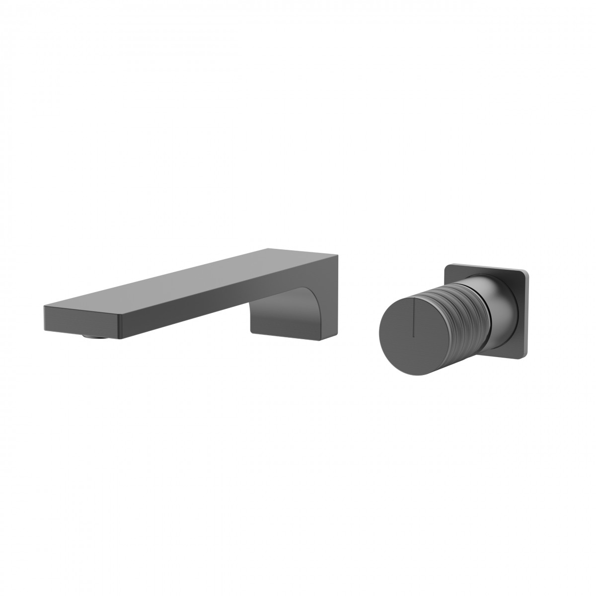 Встраиваемый смеситель для раковины Vincea Domus VBFW-5DM01GM (вороненая сталь)