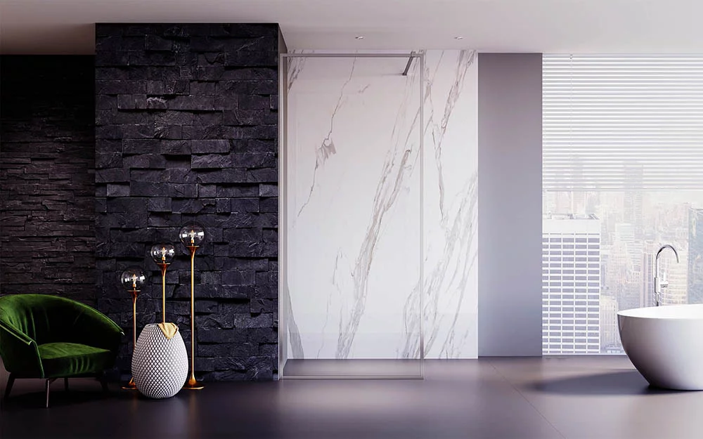 Душевая перегородка Veconi Korato KR81-80-01-C8 800*2000 мм (хром/прозрачное)