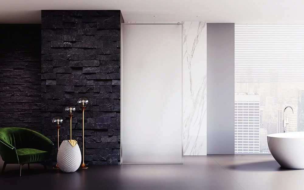 Душевая перегородка Veconi Korato KR81FR-70-07-C8 700*2000 мм (хром/матовое)