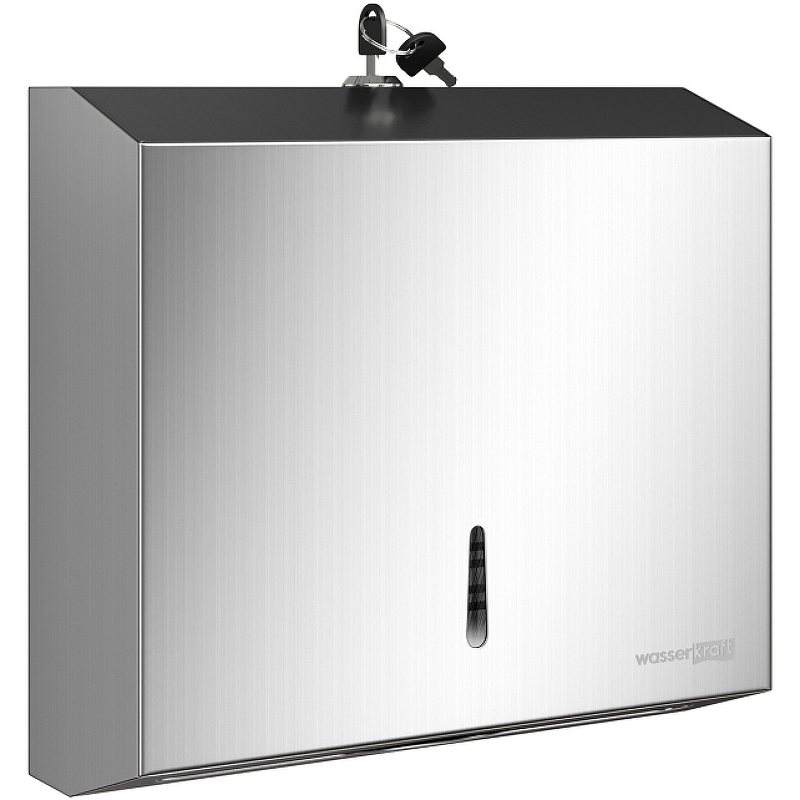 Диспенсер для бумажных полотенец WasserKRAFT K-10091 (никель матовый)