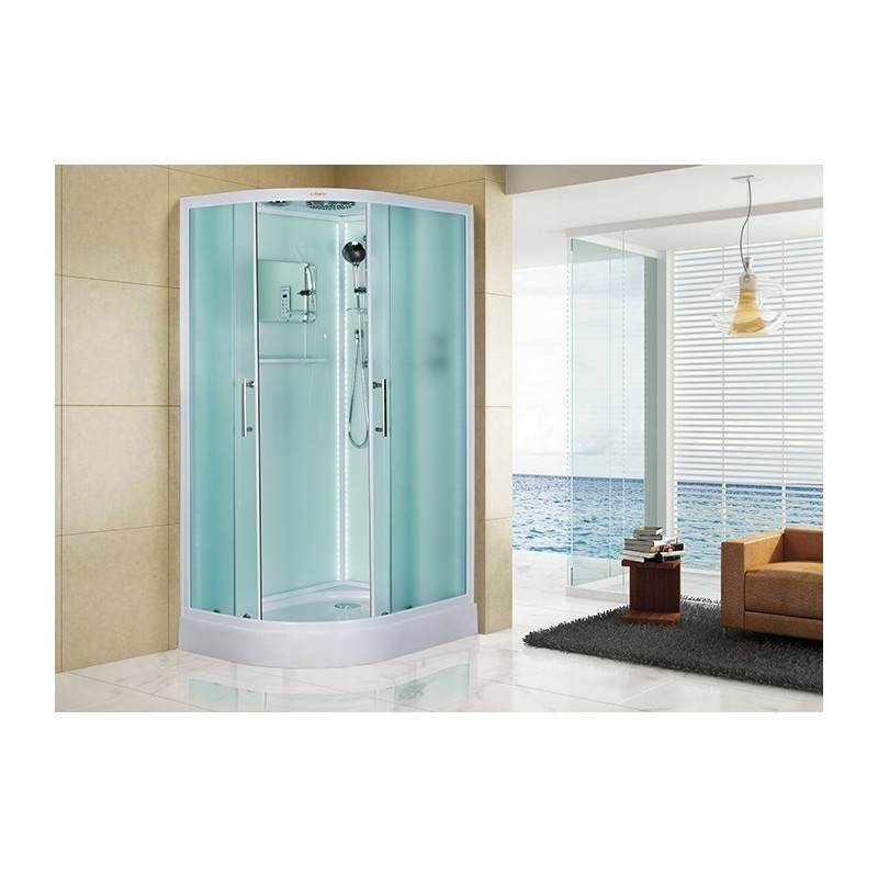 Душевая кабина Esbano ES-L115CR 1150*850 мм (белый/рифлёное) L