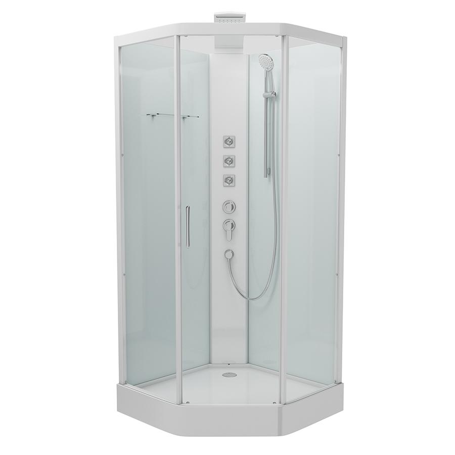 Душевая кабина ALVARO BANOS BARCELONA P90.10-V2 BLANCO 90х90