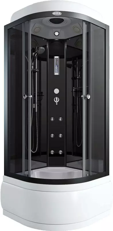 Душевая кабина Arcus AS-104 900*900 мм (черный/тонированное)